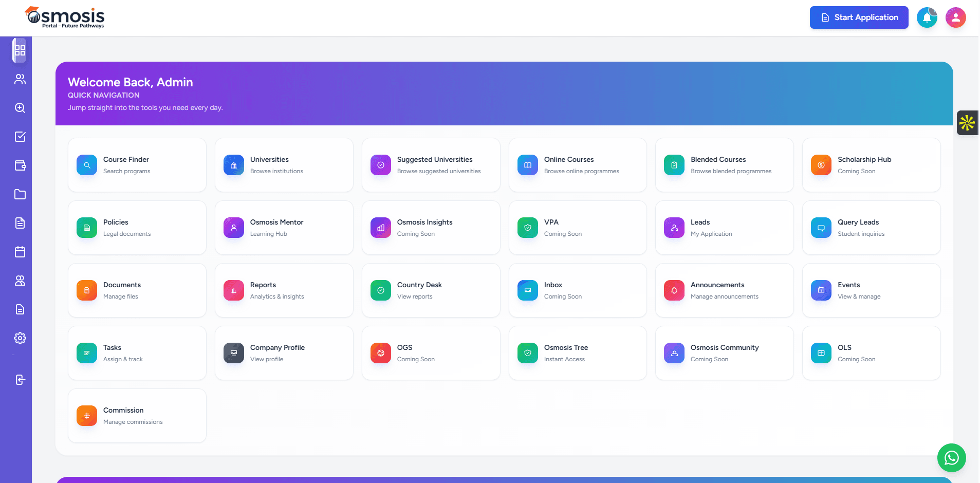 Osmosis Agent Portal